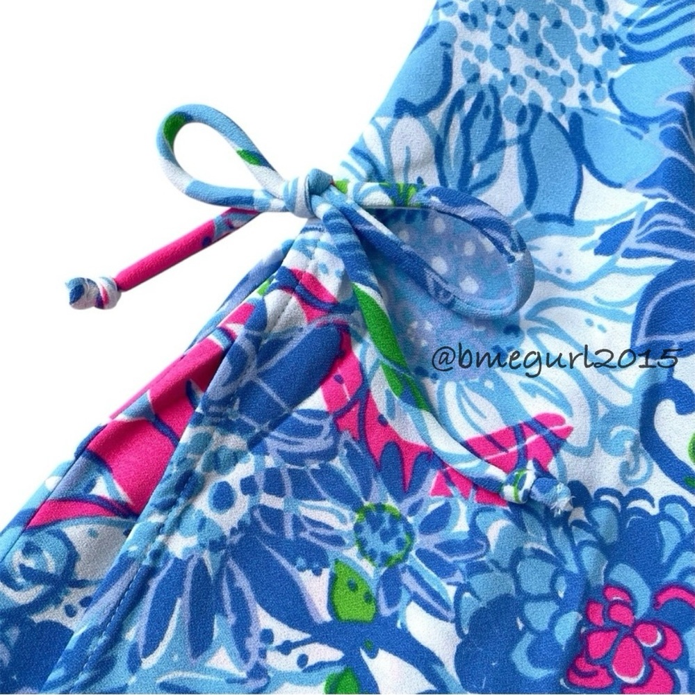 🦄 NWT Lilly Pulitzer Zoya Ruffle Shift Style Romper Sample/Unreleased - Picture 11 of 16